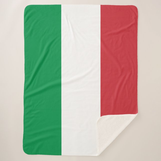 Manta Sherpa Bandera de Italia (Anverso)