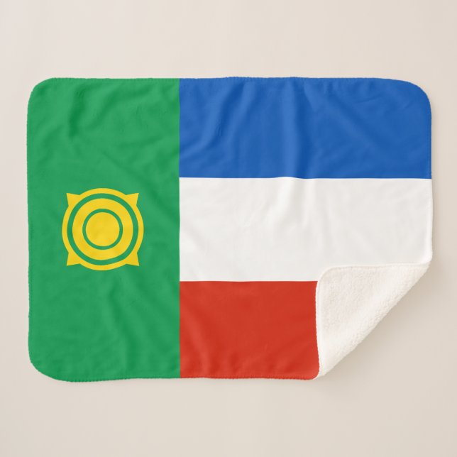 Manta Sherpa Bandera de Khakassia (Anverso (horizontal))