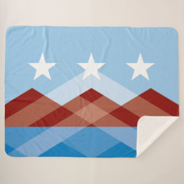 Manta Sherpa Bandera de la ciudad de Peoria (Arizona)