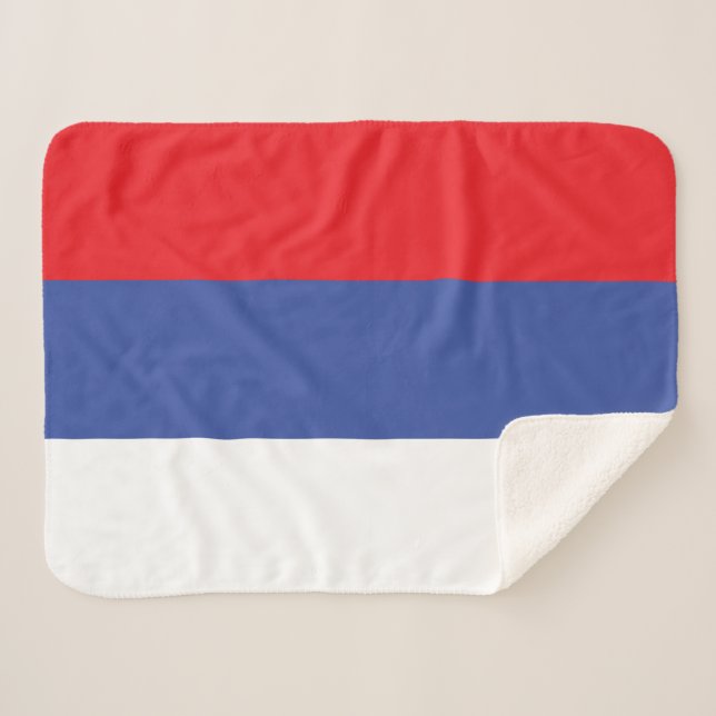 Manta Sherpa Bandera de la República Srpska (Anverso (horizontal))