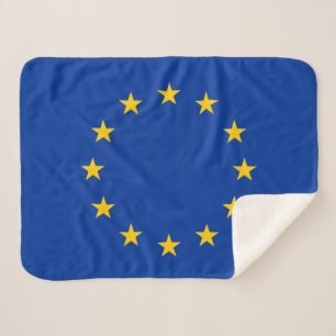 Manta Sherpa Bandera de la Unión Europea
