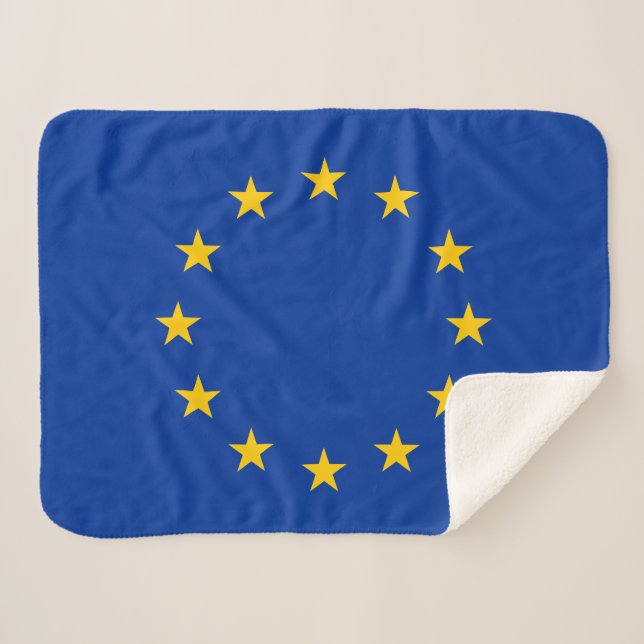 Manta Sherpa Bandera de la Unión Europea (Anverso (horizontal))