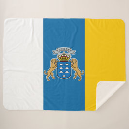 Manta Sherpa Bandera de las Islas Canarias (Canarias) (Canarias