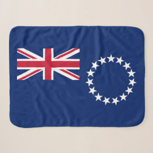 Manta Sherpa Bandera de las Islas Cook
