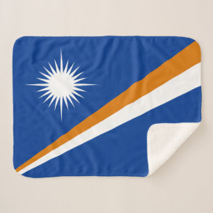Manta Sherpa Bandera de las Islas Marshall