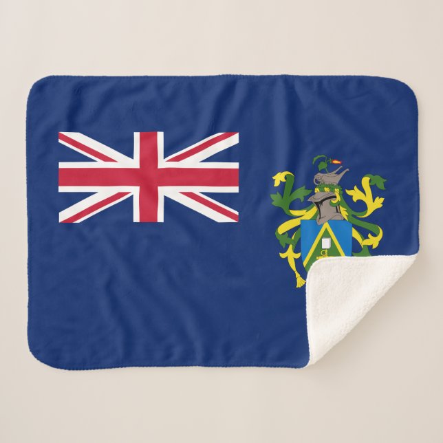 Manta Sherpa Bandera de las Islas Pitcairn (Anverso (horizontal))