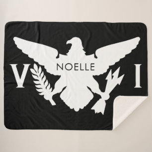 Manta Sherpa Bandera de las Islas Vírgenes de Estados Unidos, b