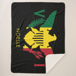 Manta Sherpa Bandera de las Islas Vírgenes de Estados Unidos, r