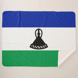 Manta Sherpa Bandera de Lesoto