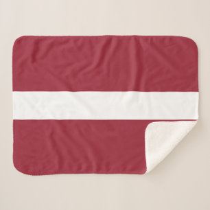 Manta Sherpa Bandera de Letonia