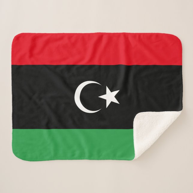 Manta Sherpa Bandera de Libia (Anverso (horizontal))