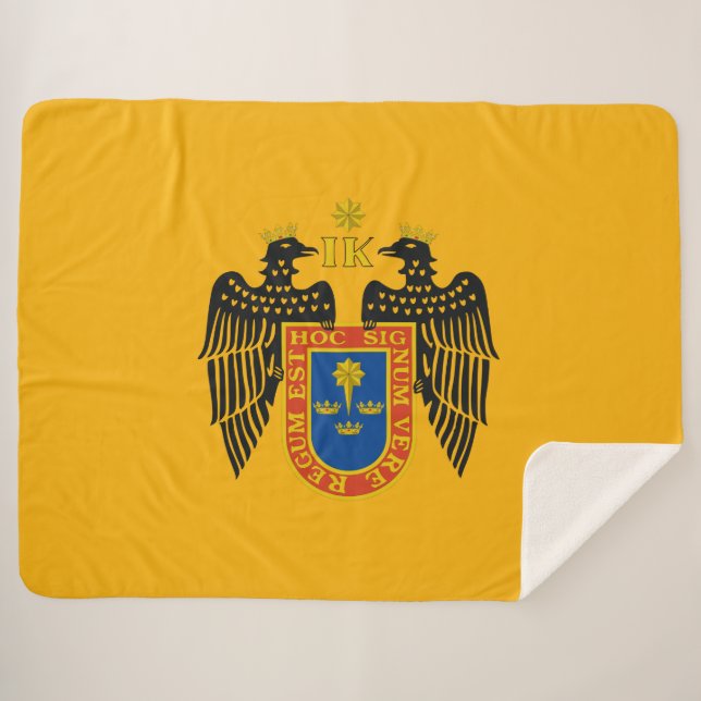 Manta Sherpa Bandera de Lima (Perú) (Anverso (horizontal))