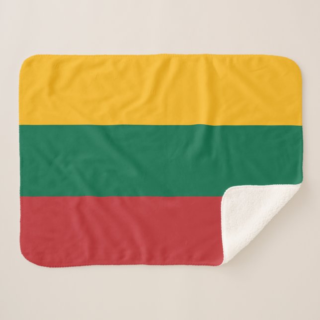 Manta Sherpa Bandera de Lituania (Anverso (horizontal))