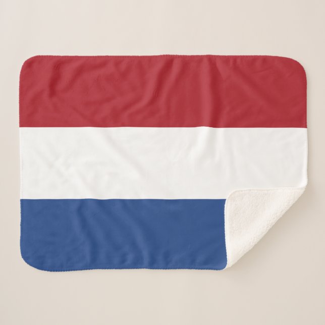 Manta Sherpa Bandera de los Países Bajos (Anverso (horizontal))