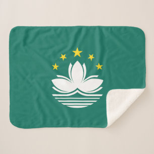 Manta Sherpa Bandera de Macao