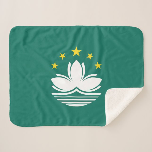 Manta Sherpa Bandera de Macao (Anverso (horizontal))