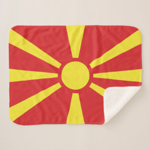 Manta Sherpa Bandera de Macedonia del Norte