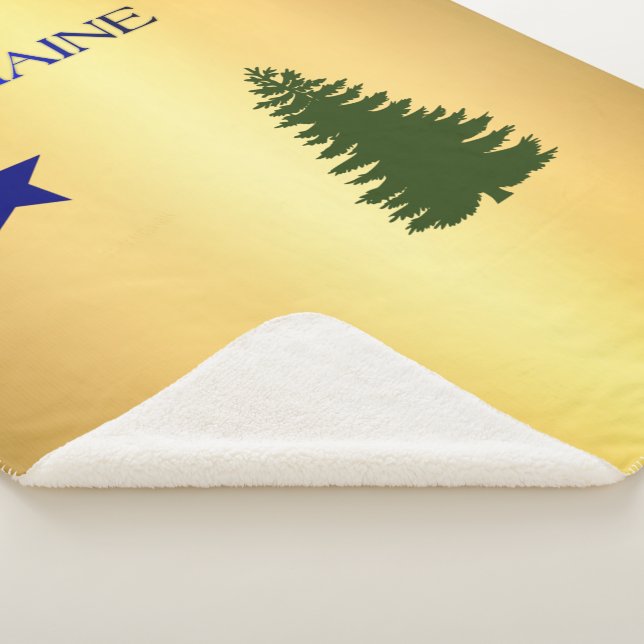 Manta Sherpa Bandera de Maine 1901 (3/4)