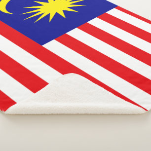 Manta Sherpa Bandera de Malasia