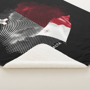 Manta Sherpa bandera de Malta