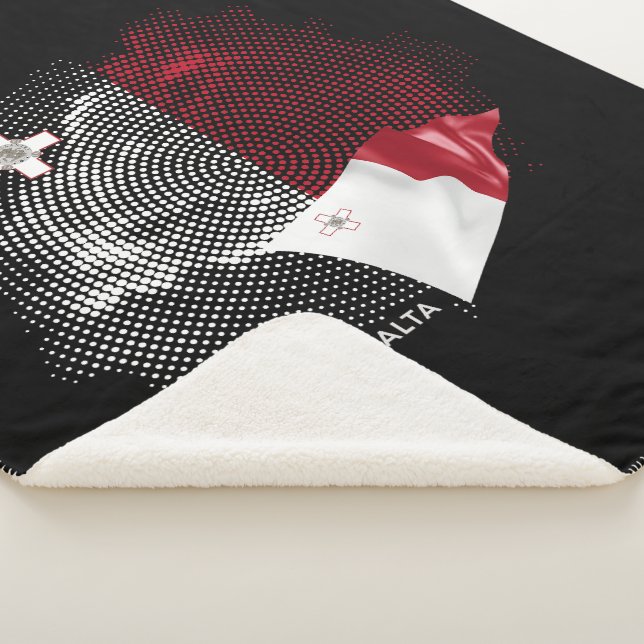 Manta Sherpa bandera de Malta (3/4)