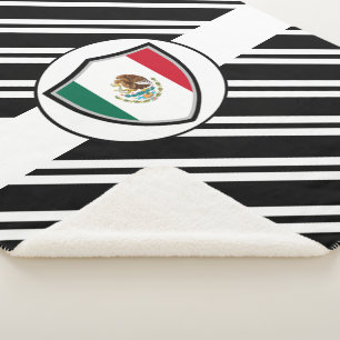 Manta Sherpa Bandera de México