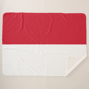 Manta Sherpa Bandera de Mónaco
