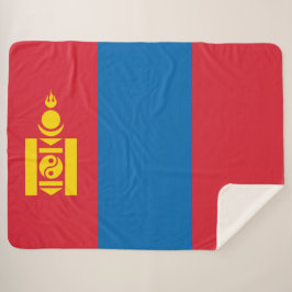 Manta Sherpa Bandera de Mongolia