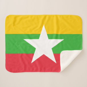 Manta Sherpa Bandera de Myanmar