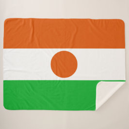 Manta Sherpa Bandera de Níger (país africano)