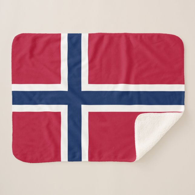 Manta Sherpa Bandera de Noruega (Anverso (horizontal))