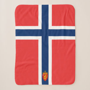 Manta Sherpa Bandera de Noruega, patriótica, Noruega