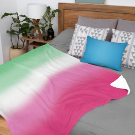 Manta Sherpa Bandera de Orgullo Abrosexual Gradiente