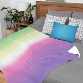 Manta Sherpa Bandera de orgullo Gradient Genderfae