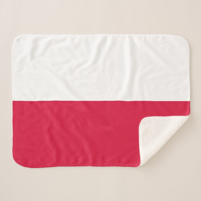 Manta Sherpa Bandera de Polonia (Anverso (horizontal))
