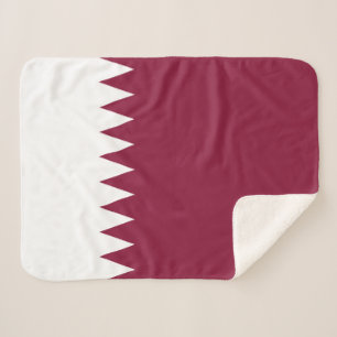 Manta Sherpa Bandera de Qatar