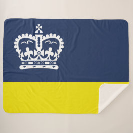 Manta Sherpa Bandera de Regina (Saskatchewan, Canadá)