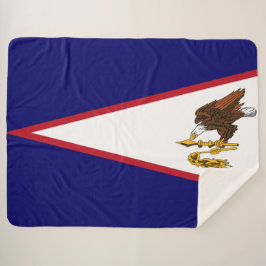 Manta Sherpa Bandera de Samoa Americana