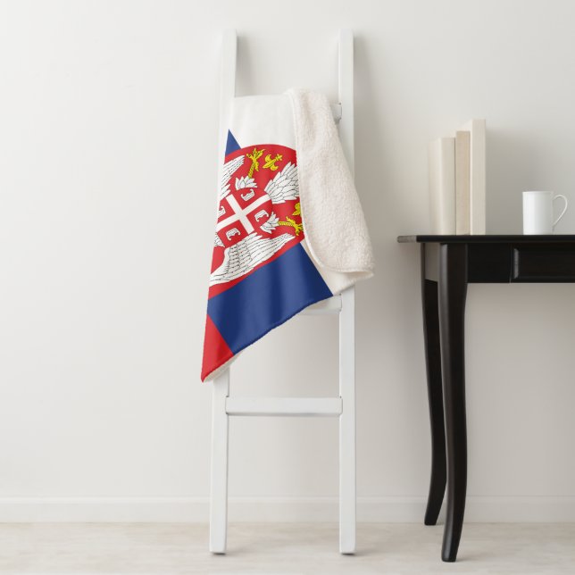 Manta Sherpa Bandera de Serbia (In situ)