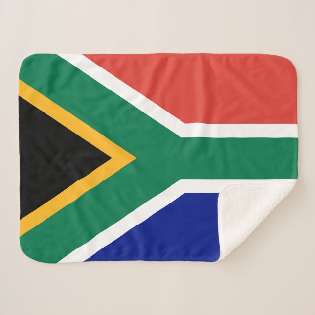 Manta Sherpa Bandera de Sudáfrica (Anverso (horizontal))
