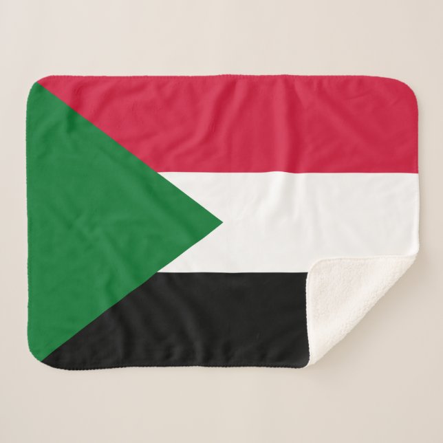 Manta Sherpa Bandera de Sudán (Anverso (horizontal))