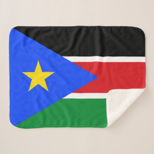 Manta Sherpa Bandera de Sudán del Sur