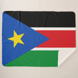 Manta Sherpa Bandera de Sudán del Sur (África)