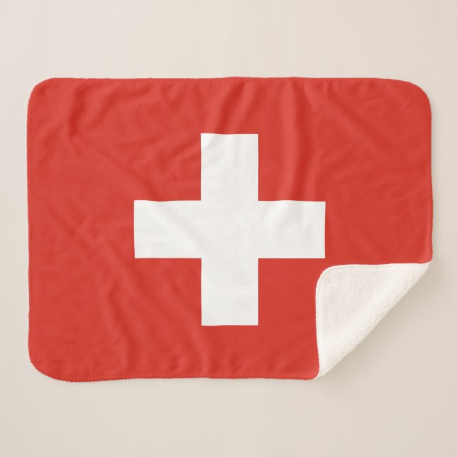 Manta Sherpa Bandera de Suiza (Anverso (horizontal))