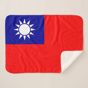 Manta Sherpa Bandera de Taiwán