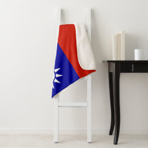 Manta Sherpa Bandera de Taiwán