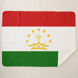 Manta Sherpa Bandera de Tayikistán (tayiko) (República de Tayik