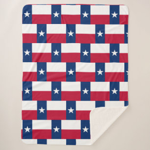 Manta Sherpa Bandera de Texas