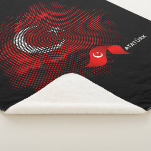 Manta Sherpa bandera de Turquía