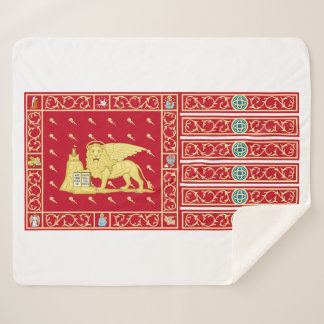 Manta Sherpa Bandera de Venecia, Italia (Venezia, Veneto, Itali